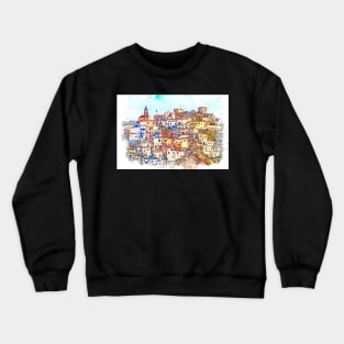 Greek Village Crewneck Sweatshirt